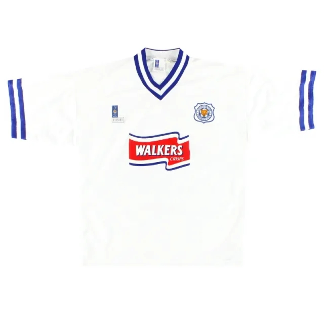 1996-98 Leicester Fox Leisure Away Shirt XL - Leicester City / Excellent 