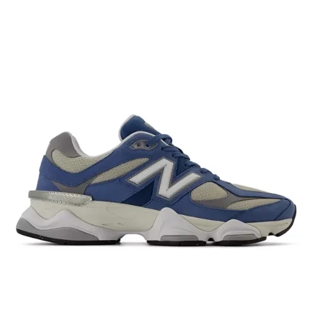 New Balance Unisex 9060 in Blue/Grey Suede/Mesh