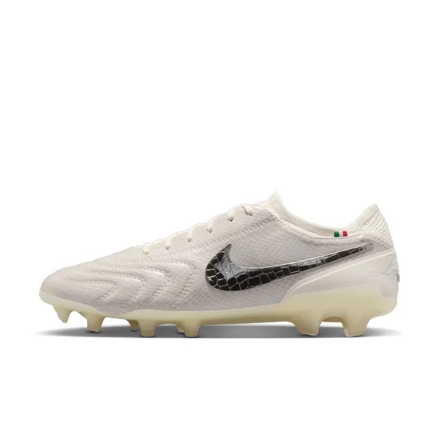 Nike Tiempo Legend 10 Elite LUXE FG Low-Top Football Boot - White