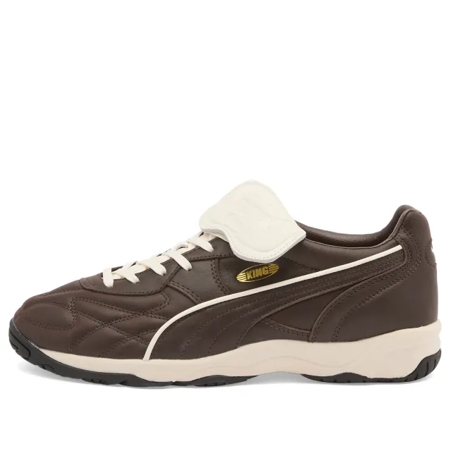 Puma King Indoor Premium Sneaker Dark Chocolate/Warm White