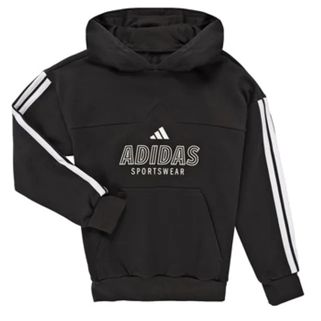 adidas  House of Tiro Fleece Hoodie Kids  girls's Children's Sweatshirt in Black