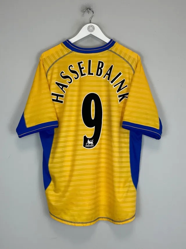 2000/01 CHELSEA HASSELBAINK #9 AWAY SHIRT (XL) UMBRO | Cult Kits