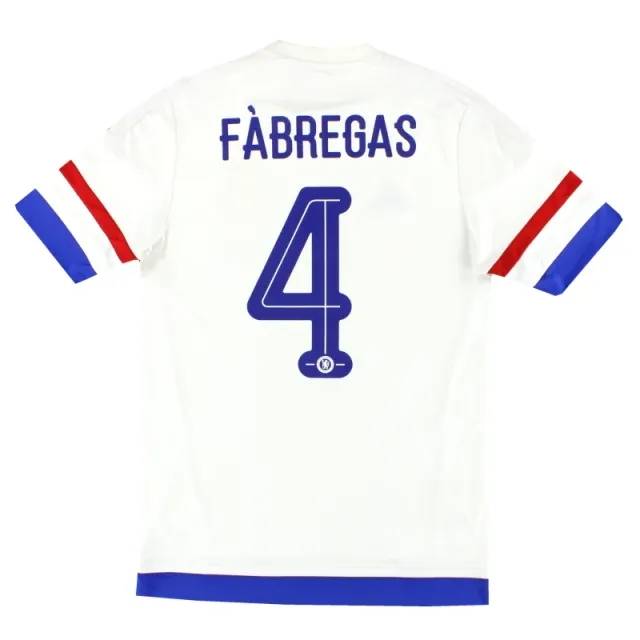 2015-16 Chelsea adidas Away Shirt Fabregas #4 S - Chelsea / Excellent 