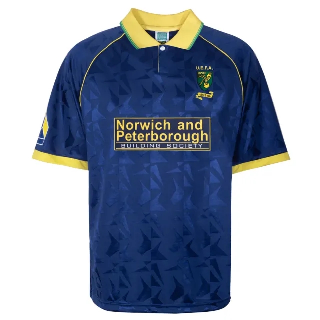 Norwich City 1993 UEFA  Away Retro Football Shirt