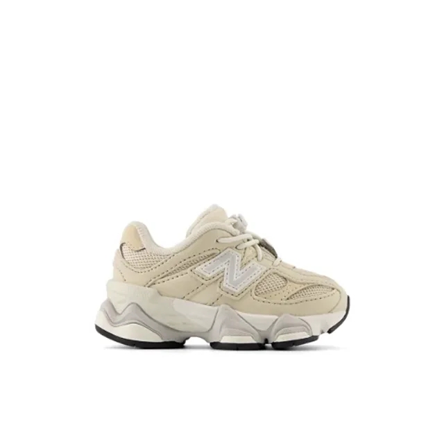 New Balance Infants' 9060 in Grey/Beige Synthetic