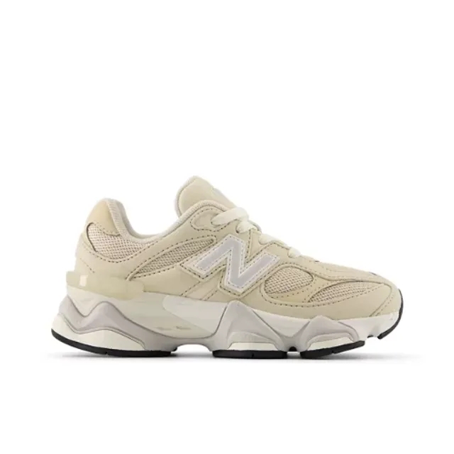 New Balance Kids' 9060 in Grey/Beige Synthetic