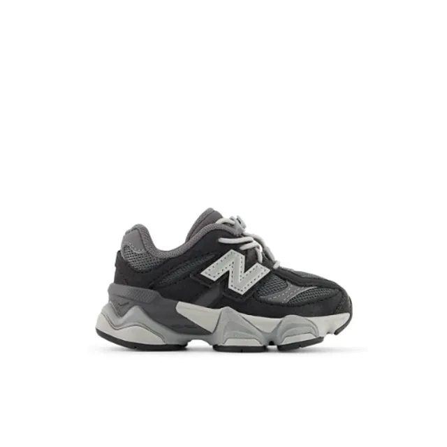 New Balance Infants' 9060 in Black/Grey Synthetic