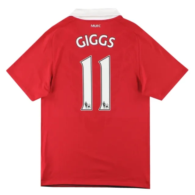 2010-11 Manchester United Nike Home Shirt Giggs #11 S - Manchester United / Excellent 