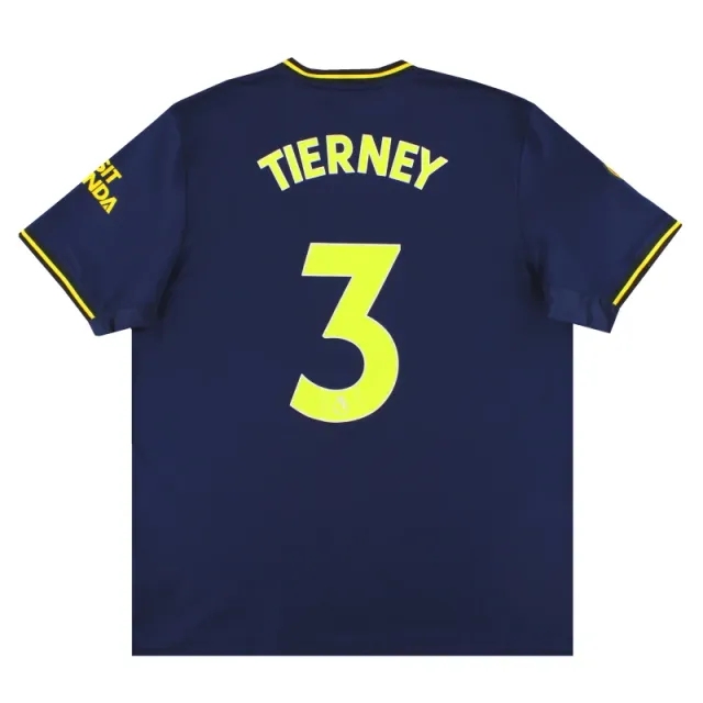 2019-20 Arsenal adidas Third Shirt Tierney #3 XL - Arsenal / Excellent 