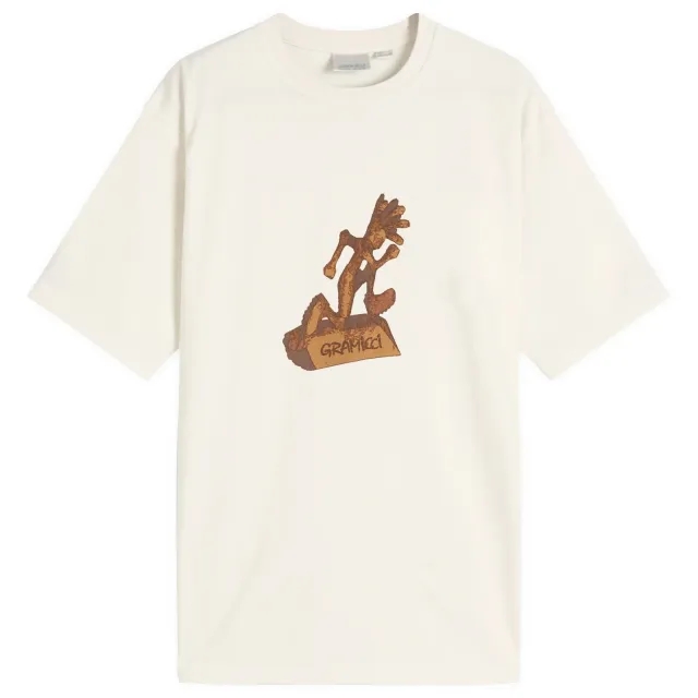 Gramicci Men's Sculpture T-Shirt Natural Pigment