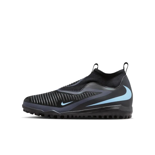 Nike Jr. Phantom 6 High Academy Older Kids' Turf Football Shoes - Black