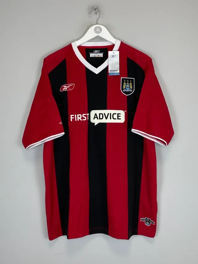 2003/04 MANCHESTER CITY *BNWT* AWAY SHIRT (XL) REEBOK | Cult Kits