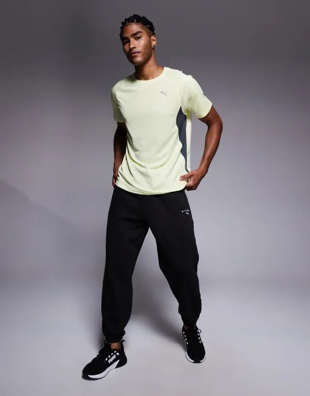 Puma X Hyrox Fleece Sweatpants In Puma Black