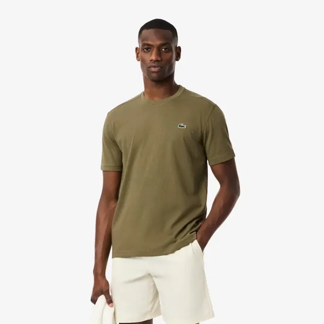 Lacoste Ultra Dry Cotton Sport T-shirt - Khaki Green