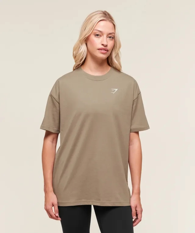  Training Oversized T-Shirt - Lifestyle Brown