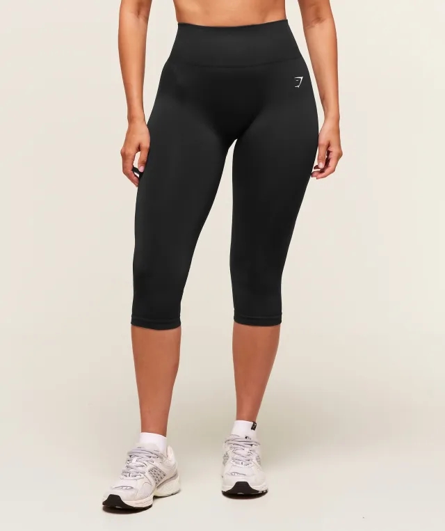  Everyday Seamless Capri Legging - Black
