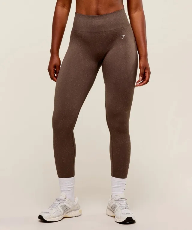  Adapt Fleck Seamless Leggings - Soft Brown/Chestnut Pink