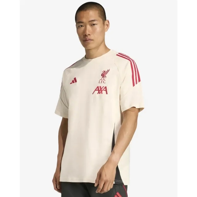 LFC adidas Mens 25/26 Domestic Training Tee White