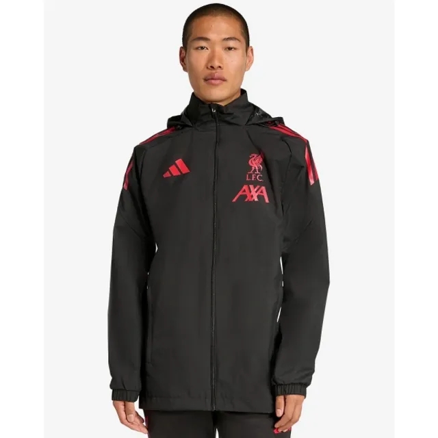 LFC adidas Mens 25/25 Domestic All Weather Jacket Black