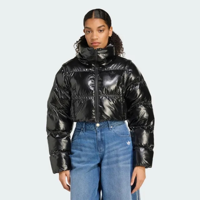 adidas Essentials Glossy 2-In-1 Cropped Puffer