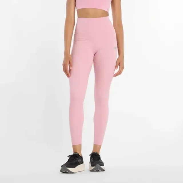 New Balance Women's NB Harmony High Rise Legging 25" in Pink Poly Knit