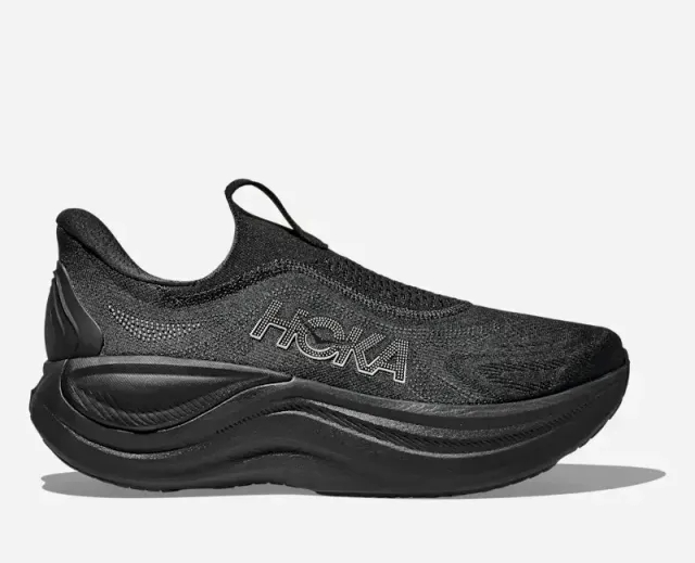 Hoka Men's Skyward Laceless Recovery Shoes In Black