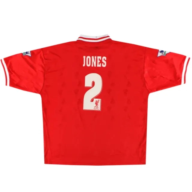 1996-98 Liverpool Reebok Home Shirt Jones #2 XL - Liverpool / Excellent 