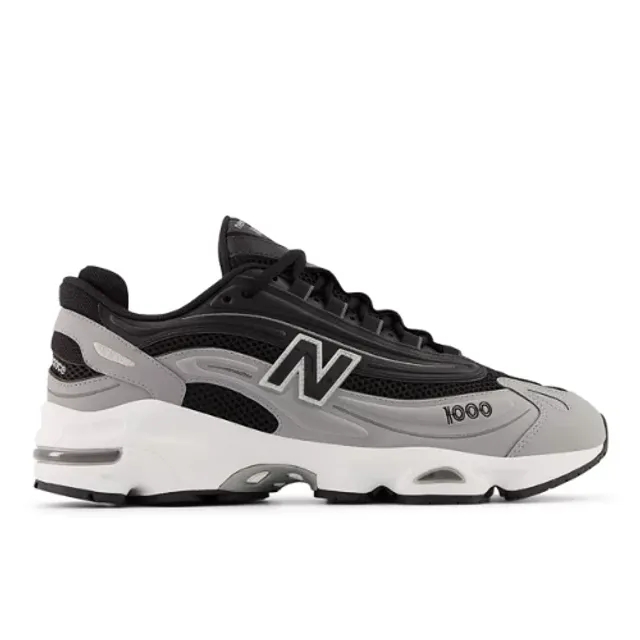 New Balance Unisex 1000 in Grey/Black/White Synthetic