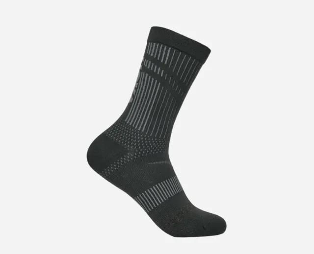 Hoka Trail Run Crew Sock In Black