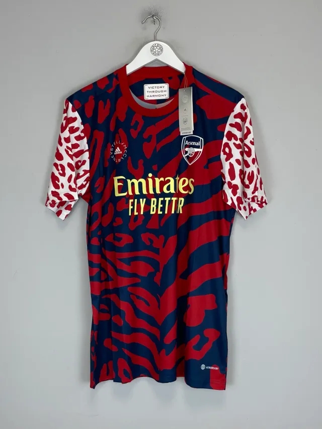 2021/22 ARSENAL X ADIDAS BY STELLA MCCARTNEY *BNWT* PRE MATCH SHIRT (L)  | Cult Kits