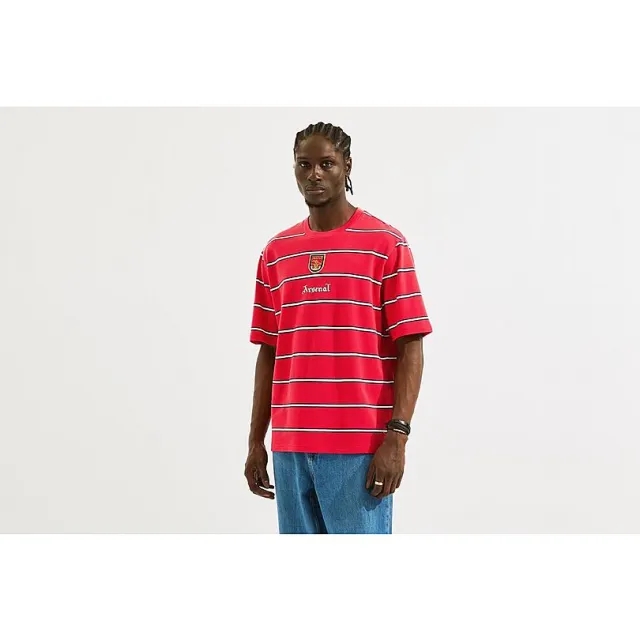 Arsenal Classics Spirit Red Stripe T-Shirt, Multicolor
