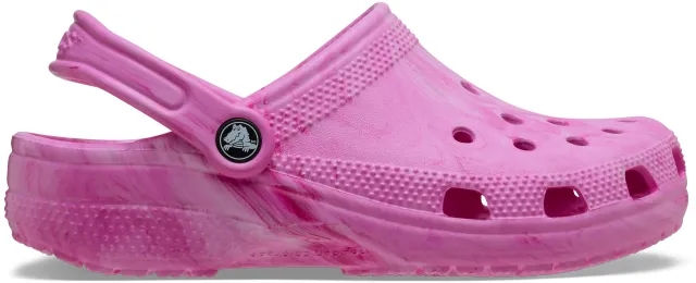 Crocs | Unisex | Classic Watercolor Marbled | Clogs | Pink Swirl | W4/M3
