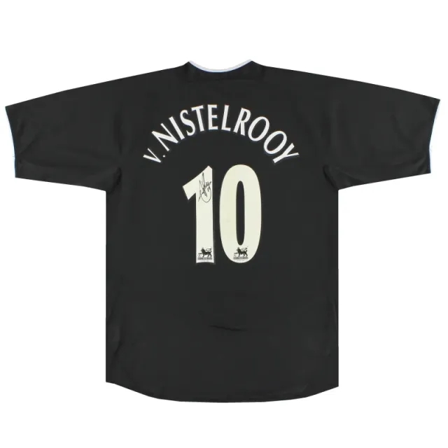 2003-05 Manchester United Nike 'Signed' Away Shirt v. Nistelrooy #10 *w/tags* L - Manchester United / w/tags 