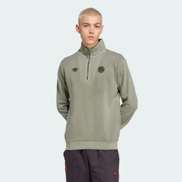 adidas FC Bayern Terrace Icons Half-Zip Top
