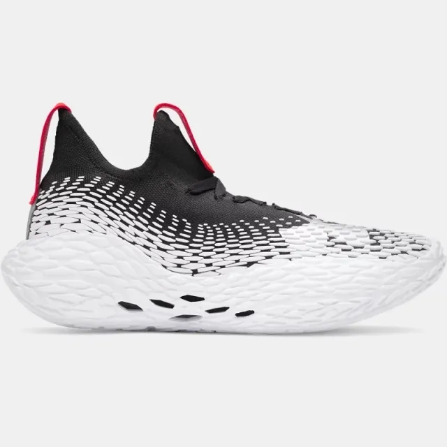 Under Armour  FUTR X Elite 2 Unisex Basketball Shoes Black / White / Metallic Black 9.5