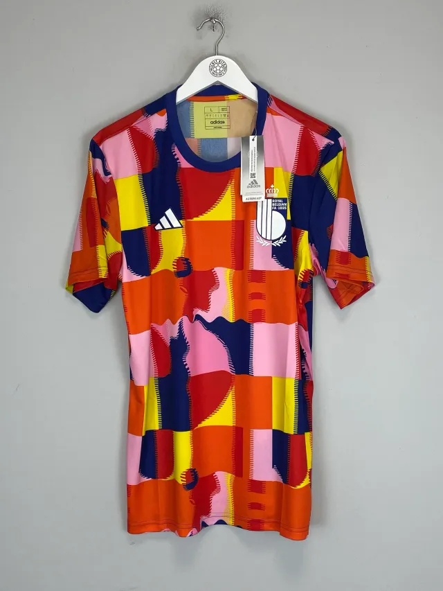 2022/23 BELGIUM *BNWT* PRE MATCH SHIRT (L) ADIDAS | Cult Kits