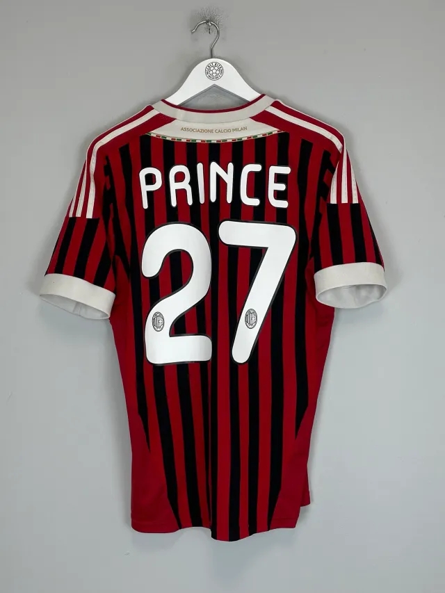 2011/12 AC MILAN PRINCE #27 HOME SHIRT (M) ADIDAS | Cult Kits