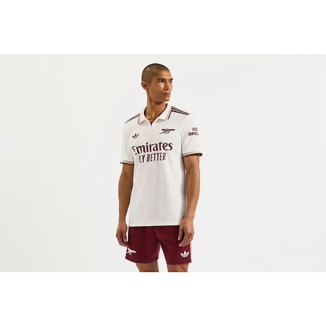 Arsenal adidas 25/26 Authentic Third Shirt, White
