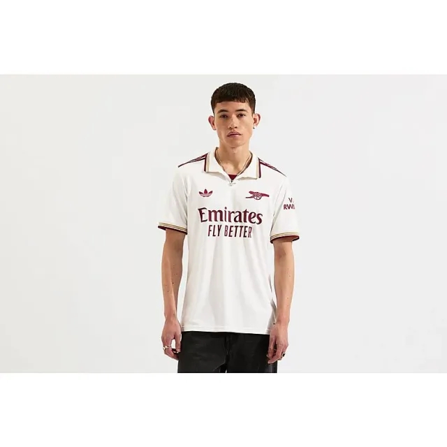 Arsenal adidas 25/26 Third Shirt, White