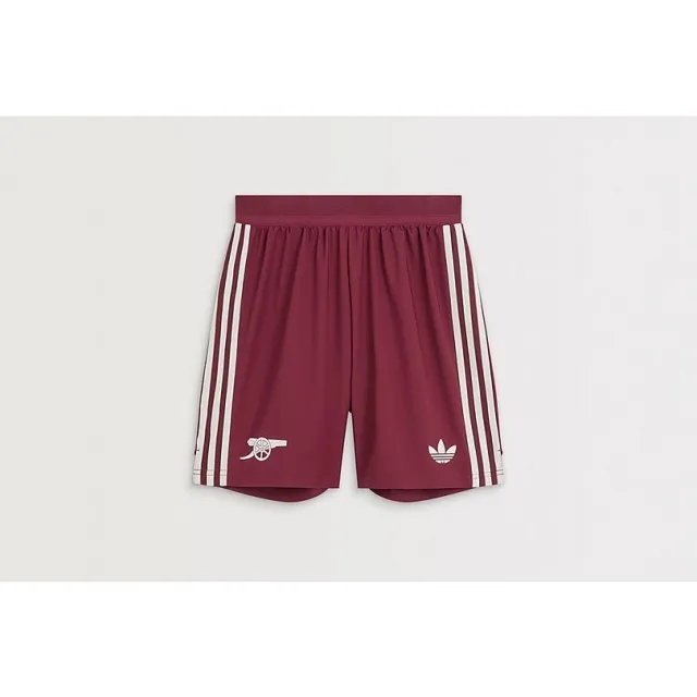 Arsenal adidas 25/26 Third Authentic Shorts, Burgundy