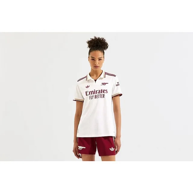 Arsenal adidas Womens 25/26 Authentic Third Shirt, White