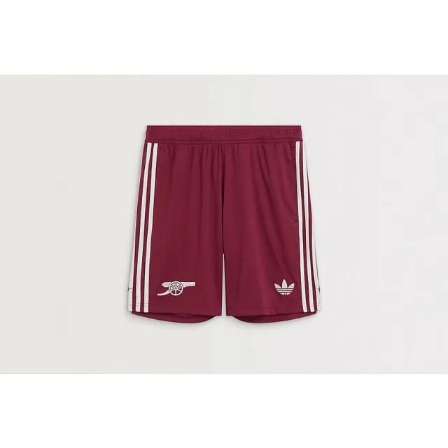 Arsenal adidas 25/26 Third Shorts, Burgundy