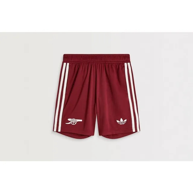 Arsenal adidas Kids 25/26 Third Shorts, Burgundy