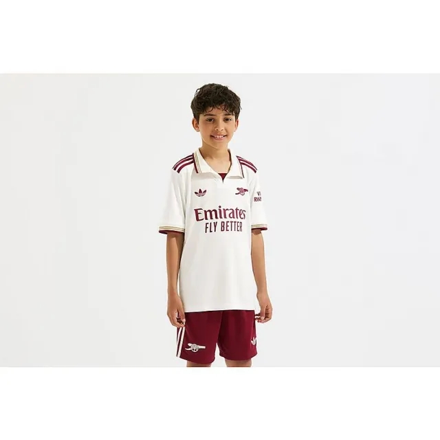 Arsenal adidas Kids 25/26 Third Shirt, White