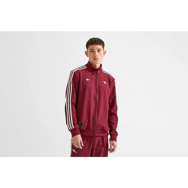 Arsenal adidas 25/26 Terrace Icons Track Top, Burgundy