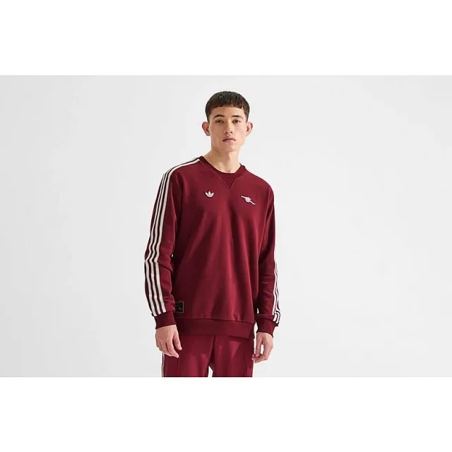 Arsenal adidas 25/26 Terrace Icons Sweatshirt, Burgundy