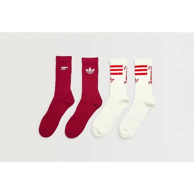 Arsenal adidas 25/26 Third Crew Socks, Burgundy