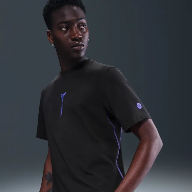Nike F.C. Barcelona Primary Away Kobe Dri-FIT Football Short-Sleeve Top - Black - Sustainable Materials