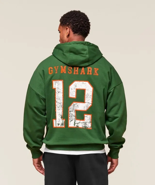  Collegiate Graphic Hoodie - Athletic Green