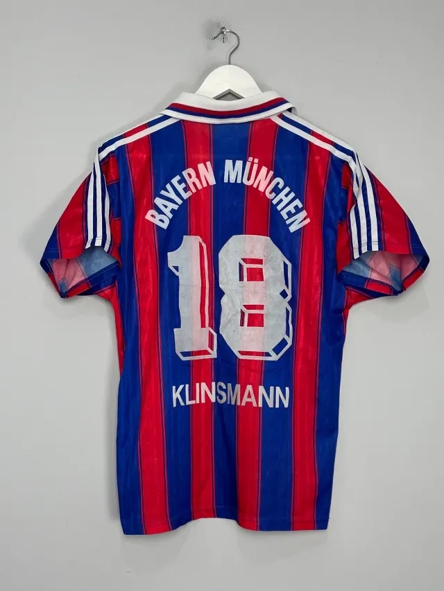 1995/97 BAYERN MUNICH KLINSMANN #18 HOME SHIRT (S) ADIDAS | Cult Kits